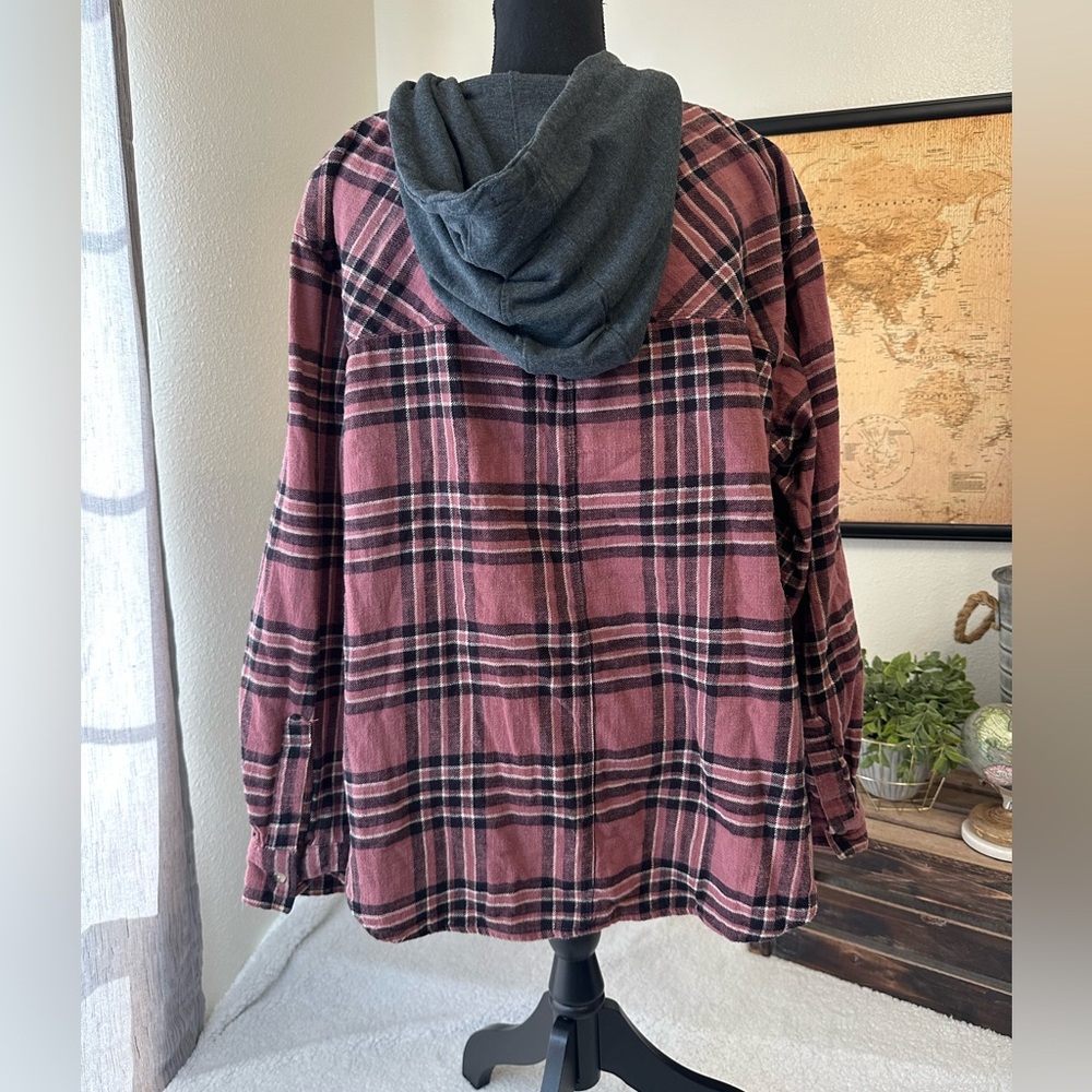 Arizona Jean Co hooded flannel XXL - Picture 3 of 7